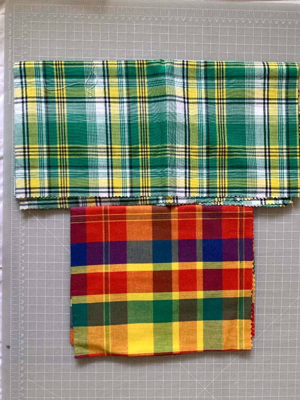 Bundle of Fabric - Madras Plaid